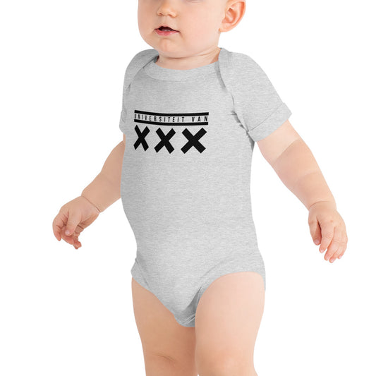 UvA XXX Baby short sleeve Bella+Cotton one piece