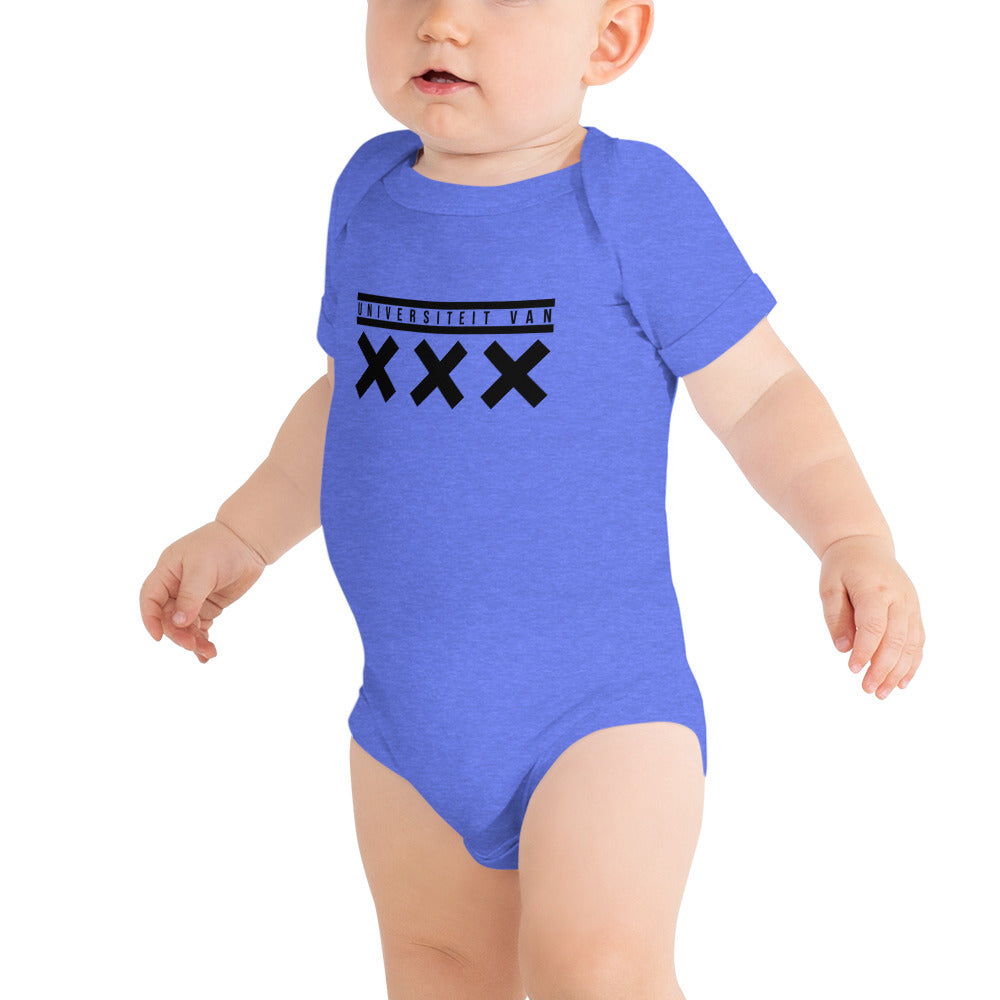 UvA XXX Baby short sleeve Bella+Cotton one piece