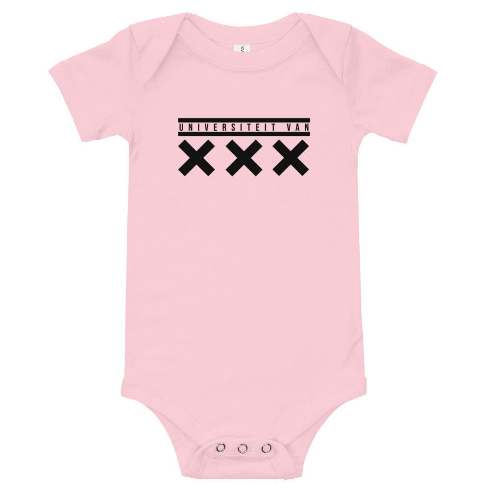 UvA XXX Baby short sleeve Bella+Cotton one piece