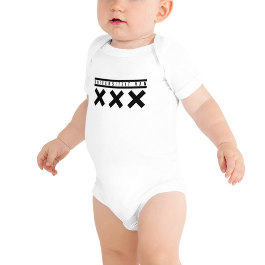 UvA XXX Baby short sleeve Bella+Cotton one piece