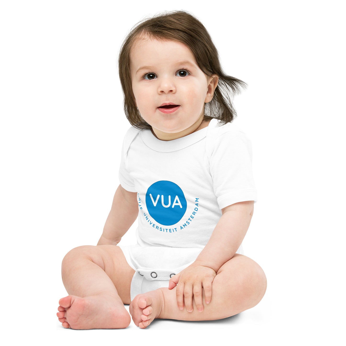 VU Amsterdam Quicksand Short Sleeve Baby Bella+Cotton One Piece