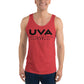 UvA Black Vortice Men's Bella + Cotton Tank Top