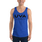 UvA Black Vortice Men's Bella + Cotton Tank Top