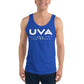 UvA White Vortice Men's Bella + Cotton Tank Top