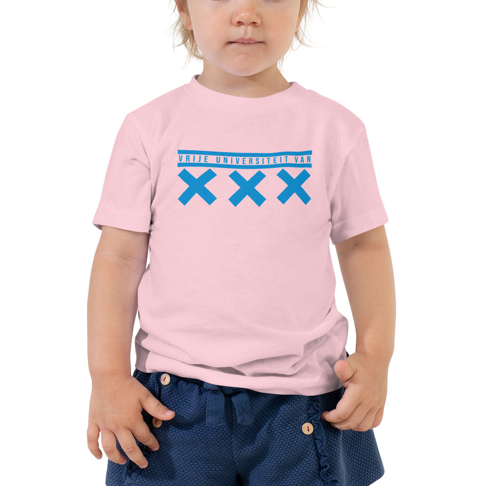 VU Amsterdam XXX Toddler Short Sleeve Bella+Canvas Tee