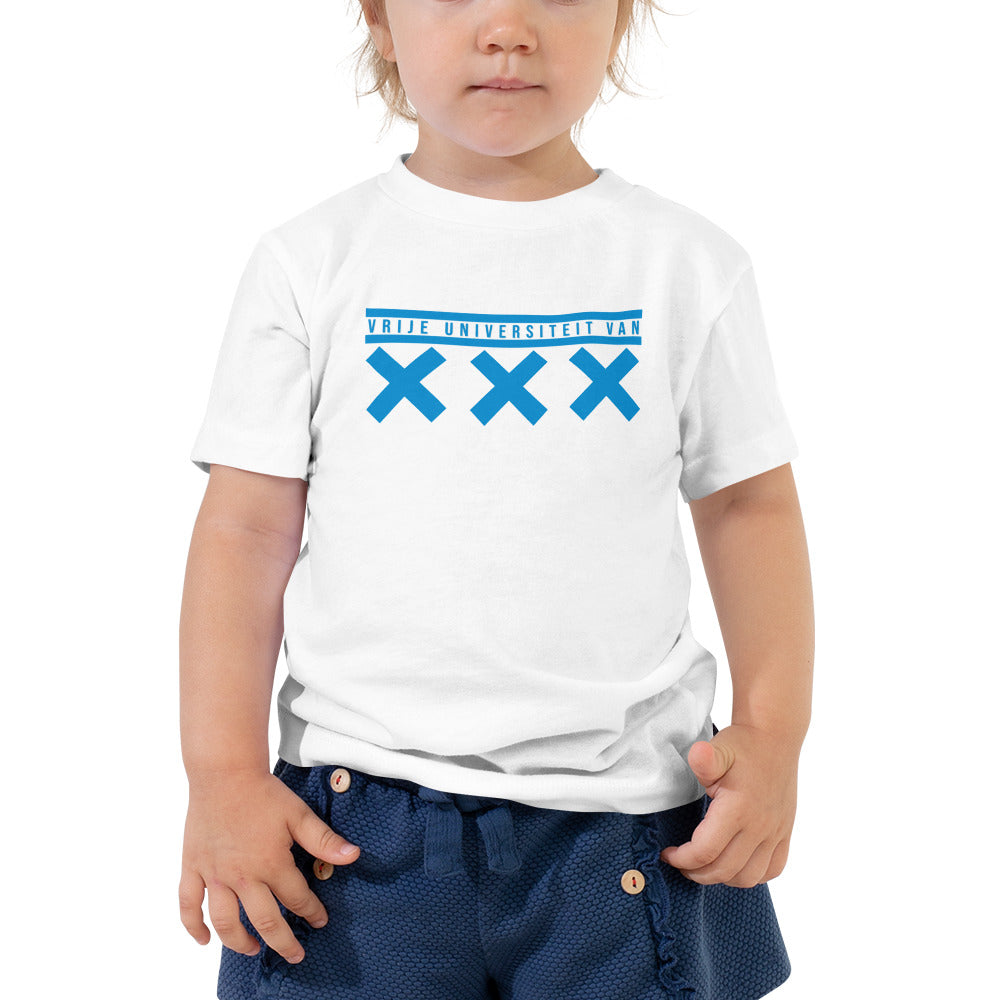 VU Amsterdam XXX Toddler Short Sleeve Bella+Canvas Tee