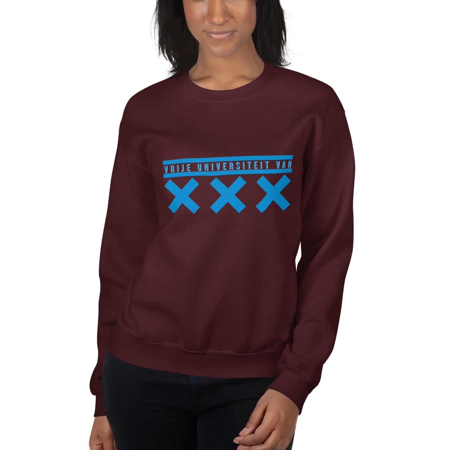 VU Amsterdam XXX Unisex Crewneck Gildan Sweatshirt