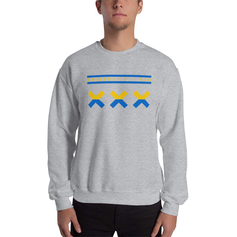 UvA Amsterdam XXX Ukraine Unisex Crewneck Gildan Sweatshirt