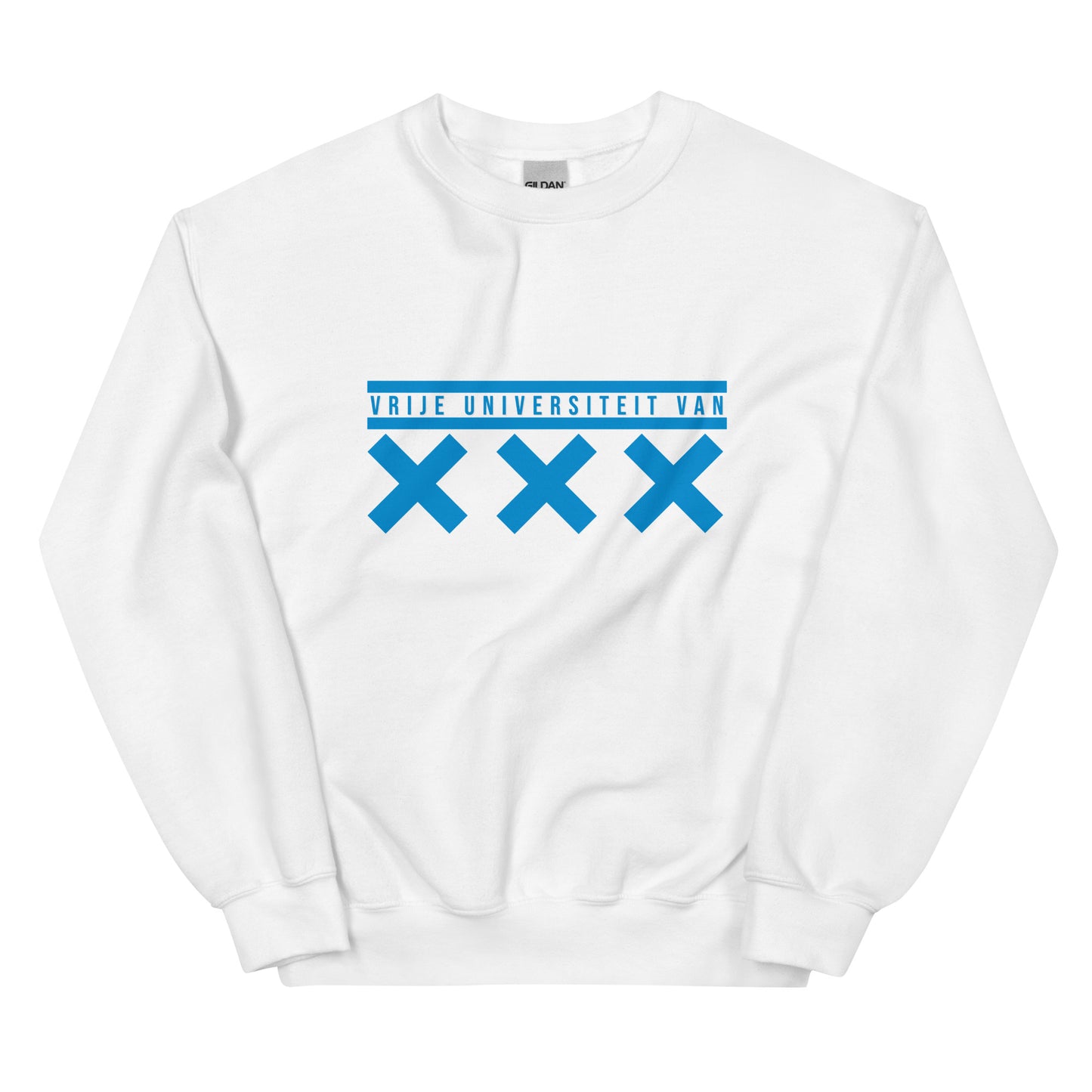 VU Amsterdam XXX Unisex Crewneck Gildan Sweatshirt